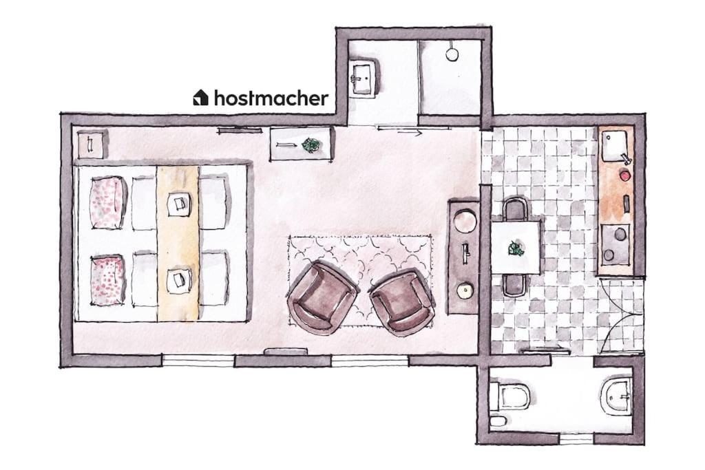 Practical 1Br Flat By Center By Hm Apartman Bécs Kültér fotó